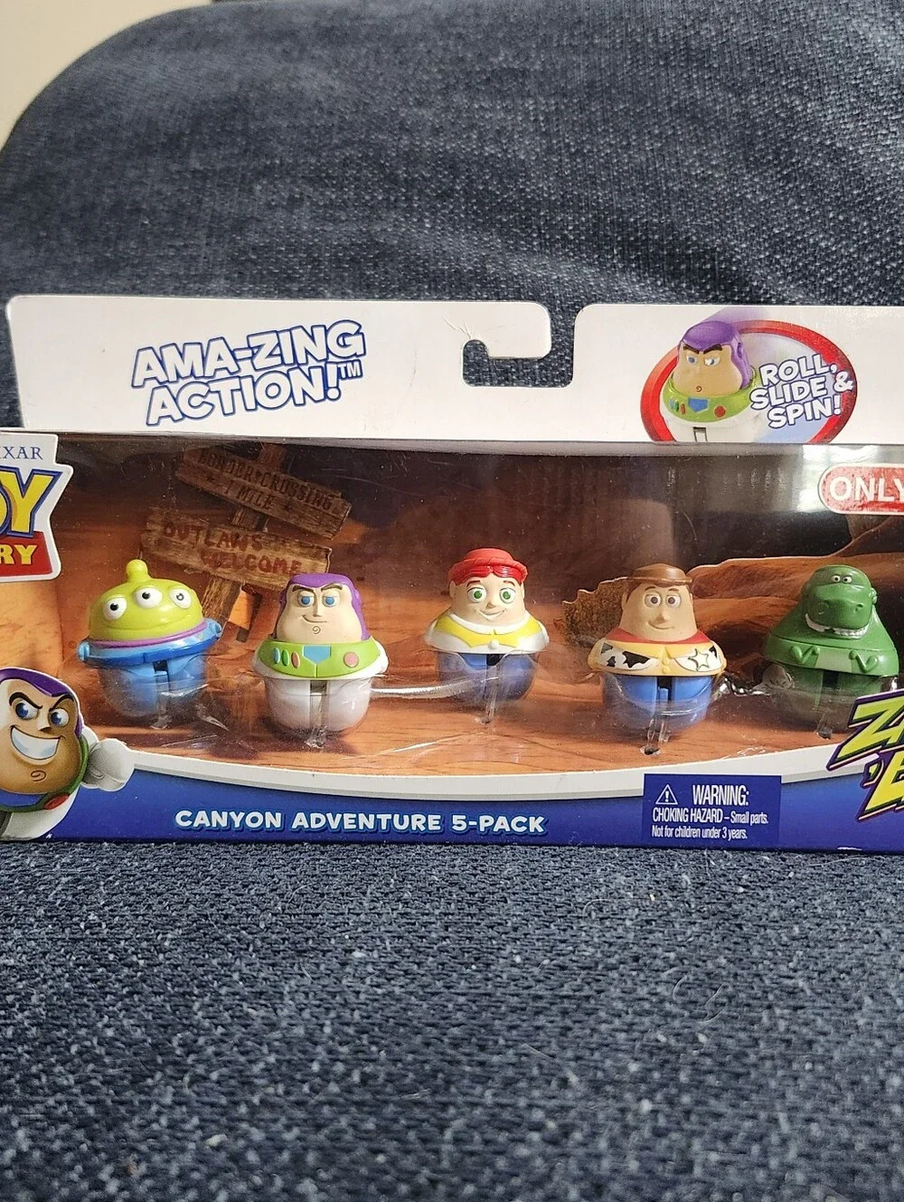Disney Toy Story Zing Ems Canyon Adventure 5Pack Alien Buzz Jessie Woody Rex NEW
